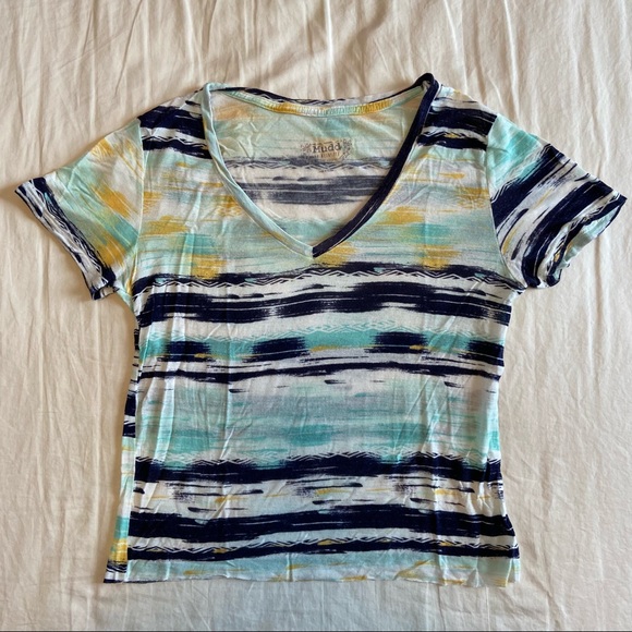 Mudd Multicolor Pattern Relaxed Shirt - Picture 2 of 4